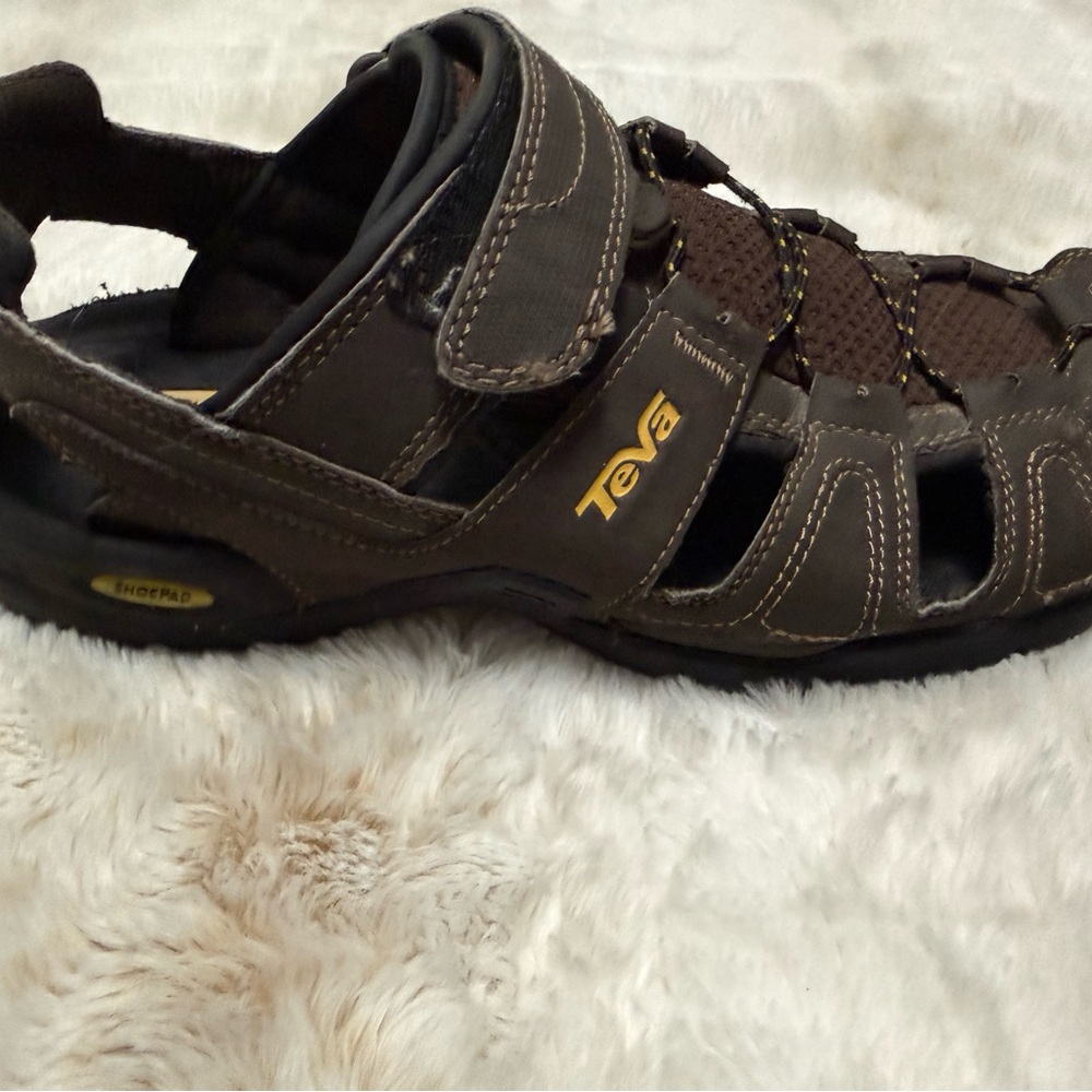 Teva Men's Dark Brown Outdoor Sandals
